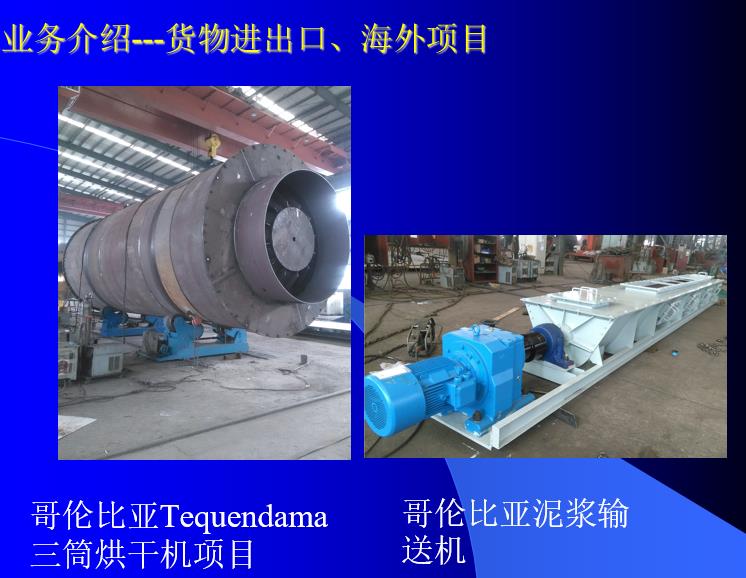 貨物進出口、海外項目